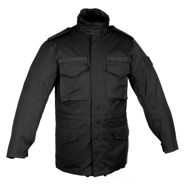 Куртка тактична Brotherhood M65 чорний демісезонна з просоченням 48-50/182-188 - зображення 2