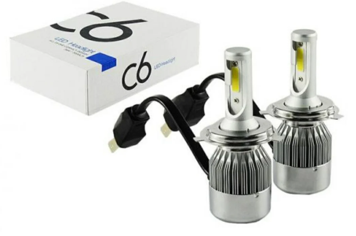 Светодиодные Автомобильные Лампы C6 LED Headlight H4 Комплект - изображение 8
