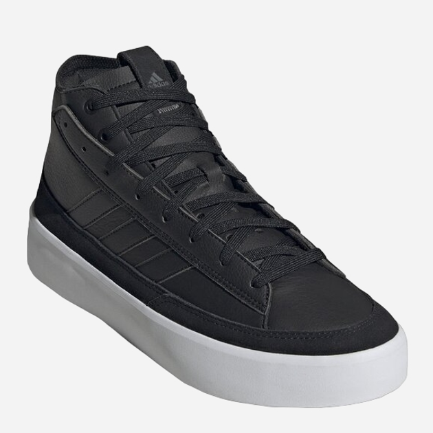 Чоловічі кеди високі Adidas Znsored Hi Prem Leather IG0437 42 (8UK) 26.5 см Чорні (4066756258368) - зображення 2