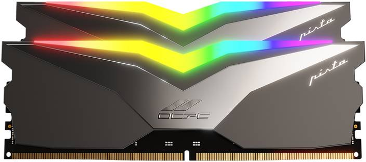 Оперативная память OCPC DDR5-5600 32768MB PC5-44800 (Kit of 2x16384) PISTA RGB Titan (MMPT2K32GD556C36T) - изображение 1