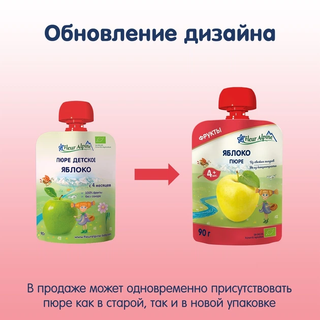 Фруктове органічне пюре Fleur Alpine Яблуко 90 г (5024688001017) - зображення 9