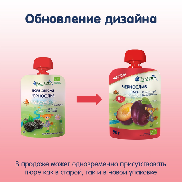 Фруктове органічне пюре Fleur Alpine Чорнослив 90 г (5024688001031) - зображення 9