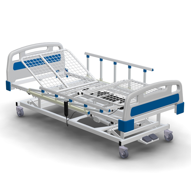 Кровать медицинская 4-секционная КФМ-4nb-e2s с электрической регулировкой высоты - изображение 1