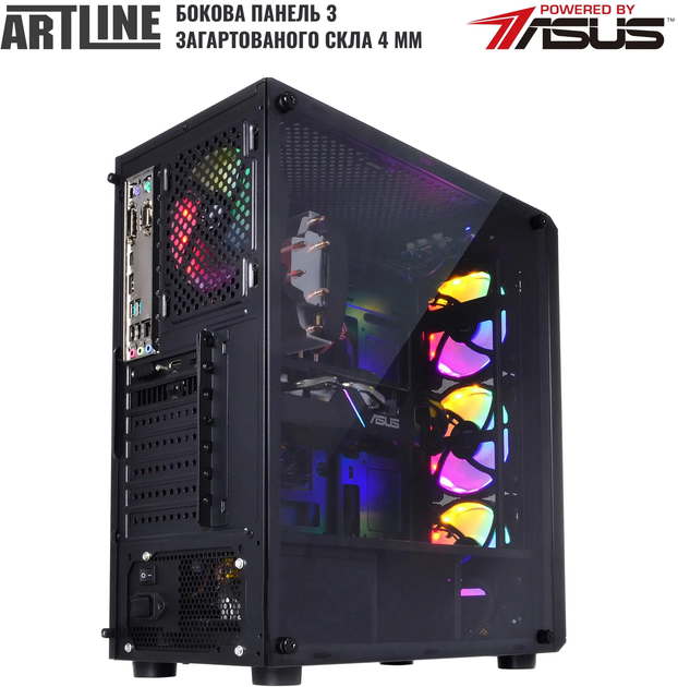 Комп'ютер ARTLINE Gaming X39 (X39v82) Intel Core i5-12400F / RAM 32ГБ / SSD 1ТБ / nVidia GeForce RTX 4060 8ГБ - зображення 8
