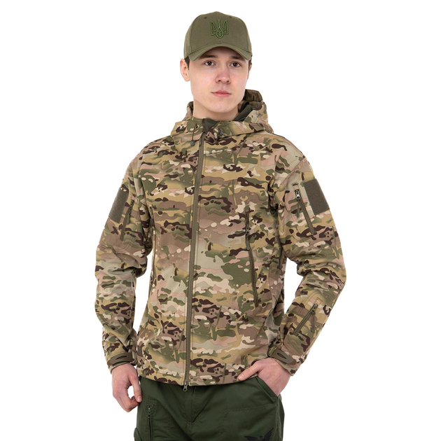 Куртка тактическая флисовая SP-Sport TY-7491 размер: 3XL (54-56) Цвет: Камуфляж - изображение 1