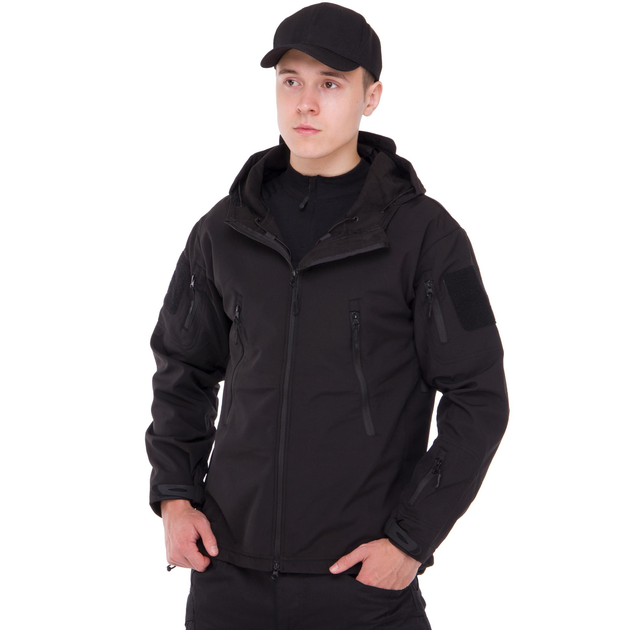 Куртка тактична флісова SP-Sport TY-5707 Колір: Чорний Розмір: XL (50-52) - зображення 1
