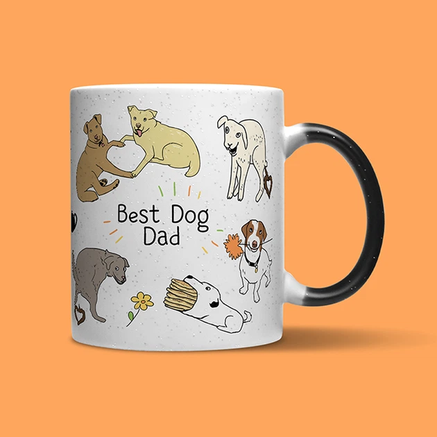 Best Dog Dad | Кружка - хамелеон - изображение 3