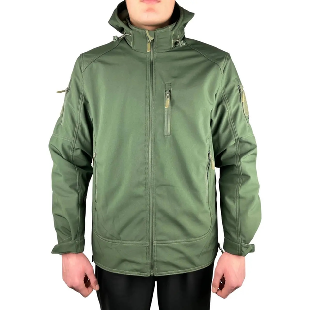 Куртка Softshell Олива утепленная (комбат) XXL - изображение 2