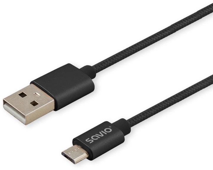 Кабель Savio CL-129 USB - USB Type-C 2.1 A 2 м (SAVKABELCL-129) - зображення 2