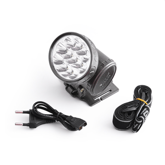 Налобный аккумуляторный LED фонарик Luxury YJ-1898 на 13 диодов с 2 режимами Black - Фото 3 Налобный аккумуляторный LED фонарик Luxury YJ-1898 на 13 диодов с 2 режимами Black - изображение 3