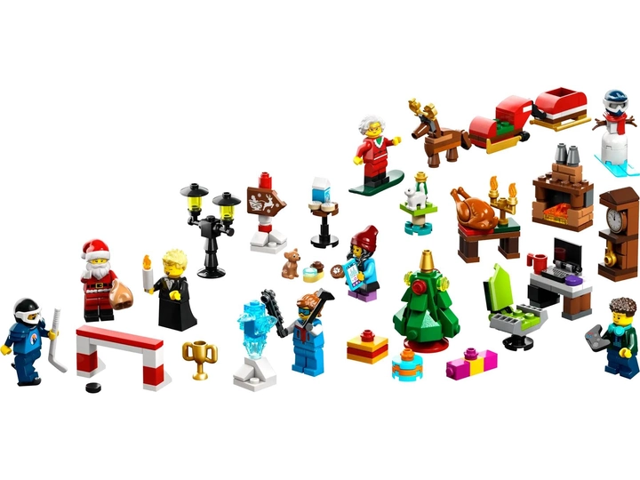 Kalendarz adwentowy LEGO City (60381) (5702017415581) - obraz 2