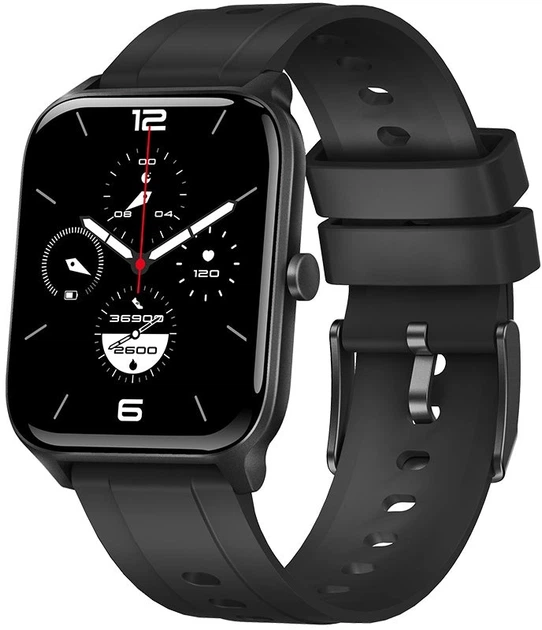 Rozetka pl Smartwatch Kumi KU3S Czarny KU KU3S BK Kupuj Z Dostaw 