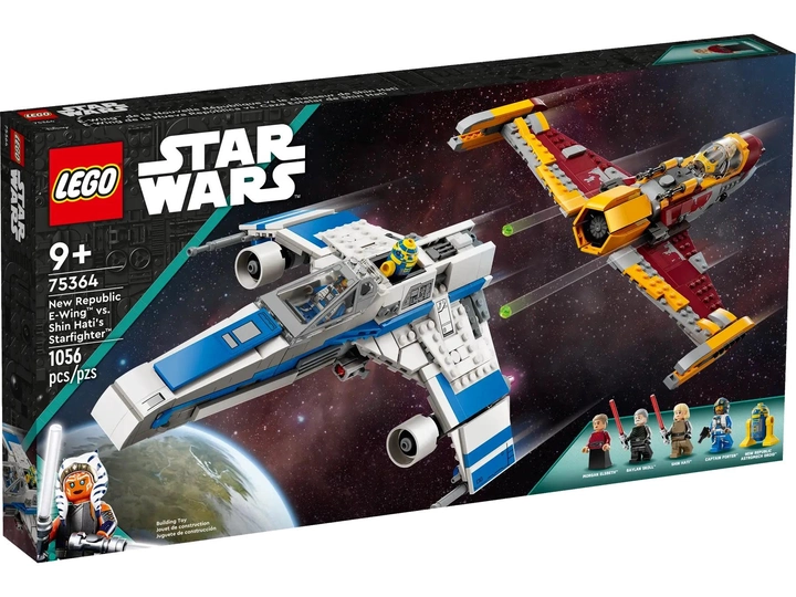 Zestaw klocków Lego Star Wars E-wing kontra myśliwiec Shin Hati 1056 części (75364) - obraz 1
