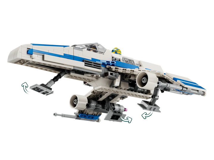 Конструктор LEGO Star Wars E-wing проти Shin Hati's винищувачі 1056 деталей (75364) - зображення 4