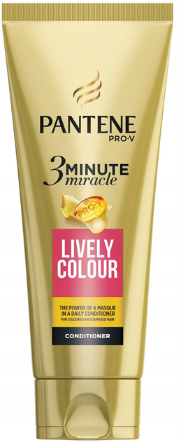 Pantene Pro-V 3 Miracle Lively Colour Odżywka do włosów farbowanych 200 ml (8001090373595) - obraz 1
