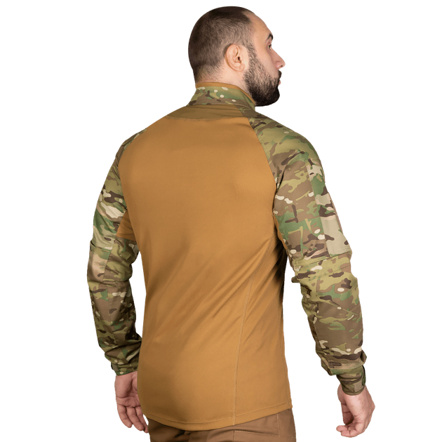 Бойова сорочка CM Raid Twill/CoolPass Pique Multicam/Койот (7047), XL - зображення 3
