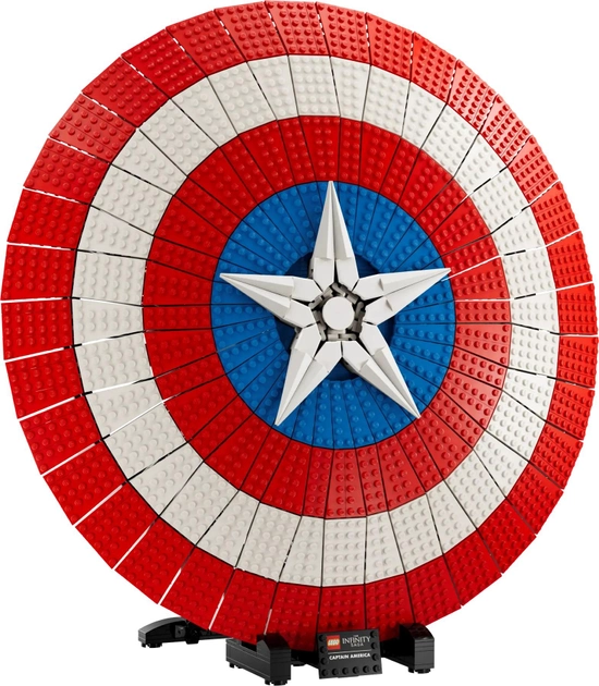 Конструктор LEGO Marvel Щит Капітана Америки 3128 деталей (76262) - зображення 2