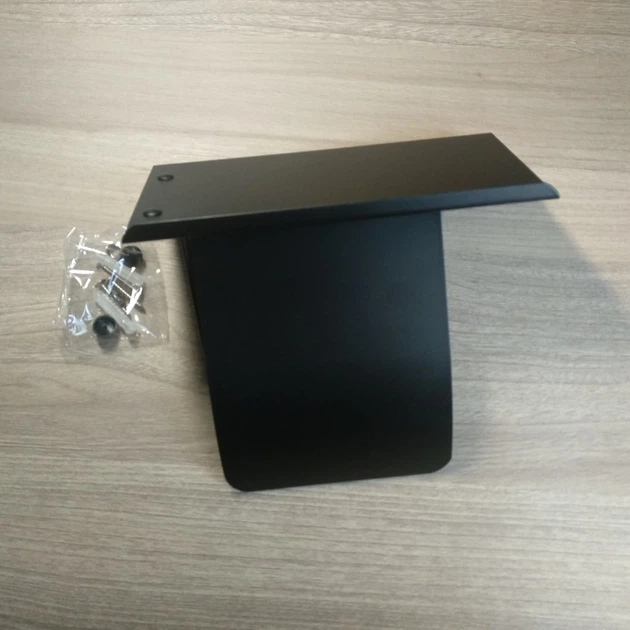 Держатель туалетной бумаги с полочкой из нержавеющей стали IwConcept K7 SS-304 Черный - изображение 5