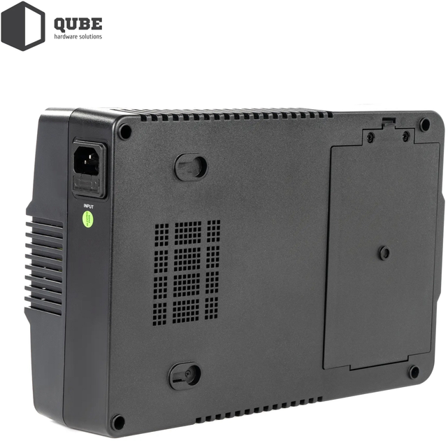ИБП QUBE AIO 1050 1050VA/600W LCD 8 x Schuko RJ-45 USB (QBAIO1050) - изображение 8