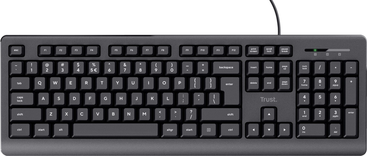 Клавіатура дротова Trust Taro USB Black (24091) - зображення 1