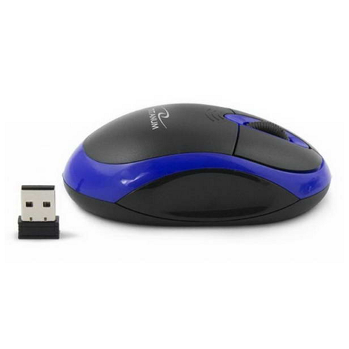 Миша бездротова Esperanza Titanum Mouse TM116B 1000 dpi Black-blue - Фото 2 Миша бездротова Esperanza Titanum Mouse TM116B 1000 dpi Black-blue - зображення 2