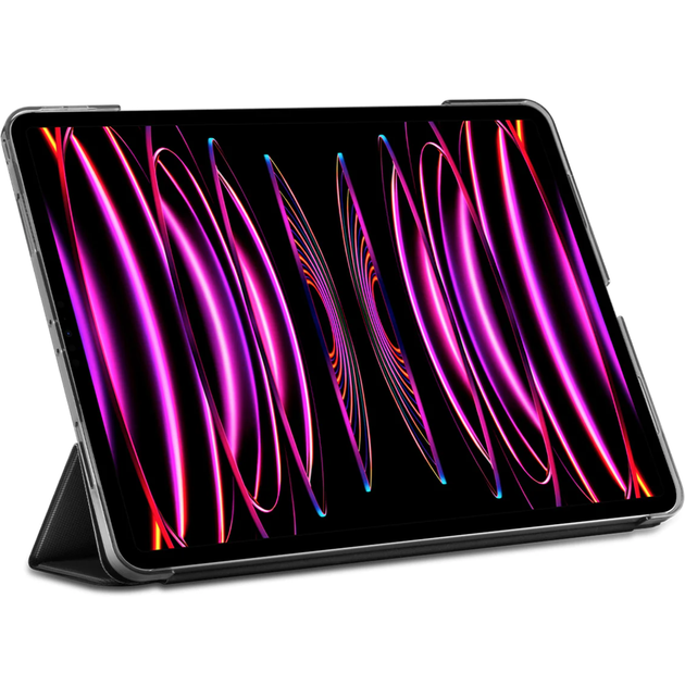Чехол книжка Spigen Liquid Air Folio со складной крышкой для iPad 12.9 2020-2022 M1/M2, Black - изображение 7