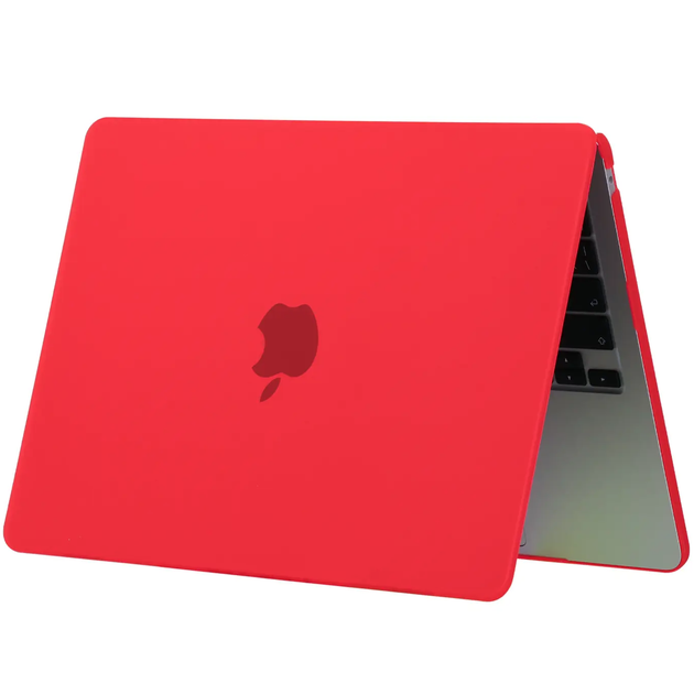 Чехол накладка Hardshell Case для MacBook Air 13.6 M2 2022, Red - Фото 4 Чехол накладка Hardshell Case для MacBook Air 13.6 M2 2022, Red - изображение 4