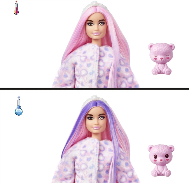 Lalka Barbie Cutie Reveal Słodkie stylizacje Miś (194735106974) - obraz 6