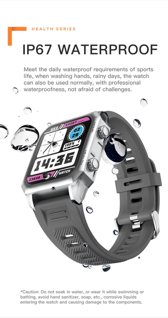 Smartwatch Kumi KU3 Max Czarny (KU-KU3X/BK) - obraz 7