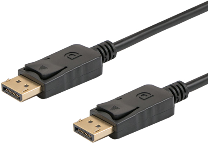 Kabel Savio CL-135 DisplayPort 1,2 1 m Czarny (SAVKABELCL-135) - obraz 1