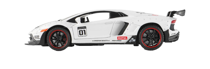 Машинка металева дитяча Lamborghini LP700-4 Auto Expert Білий - Фото 4 Машинка металева дитяча Lamborghini LP700-4 Auto Expert Білий - зображення 4