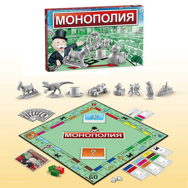 Настольная игра Детская монополия Технок 0755