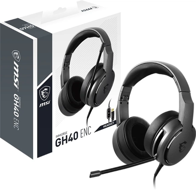 Słuchawki MSI Immerse GH40 ENC (S37-0400150-SV1) - obraz 5