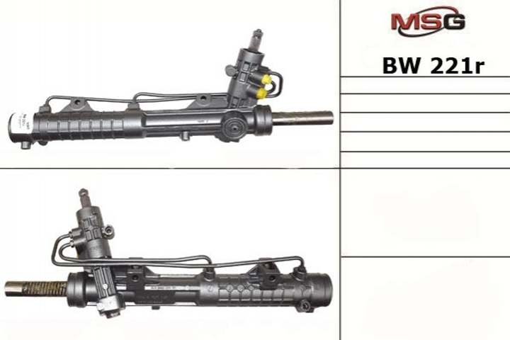 Рульова рейка з ГПК BMW 3 E-46 1998-2005 MSG (BW221R) - зображення 1