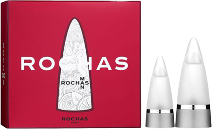 Zestaw męski Rochas Rochas Man Woda toaletowa 100 ml + Woda toaletowa 50 ml (3386460125482) - obraz 1