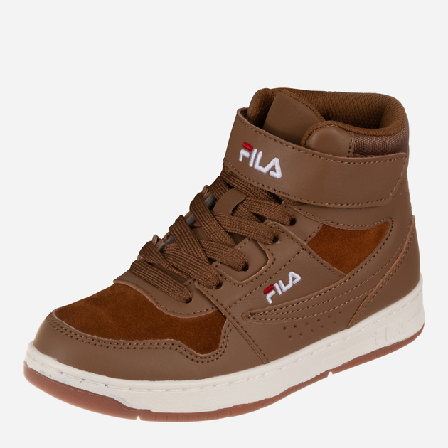 Черевики демісезонні шкіряні дитячі Fila FFK0080-70012 35 22.2 см Коричневі (8719477713505) - зображення 2