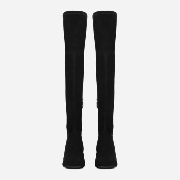Muszkieterki damskie na słupku za kolano Kazar 55707-TK-00 36 23 cm Czarne (5903387400782) - obraz 3