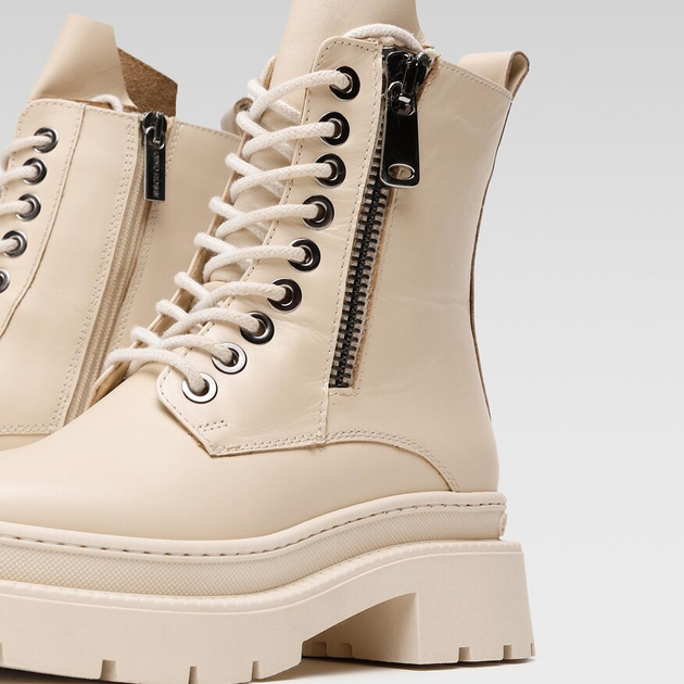 Жіночі черевики Gino Rossi 222FW101V 40 26.1 см Бежеві (5904862261737) - зображення 3