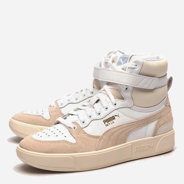 Жіночі черевики високі Puma Sky LX Mid Lux 37287001 38.5 24.5 см Білі (4062451847081) - зображення 3