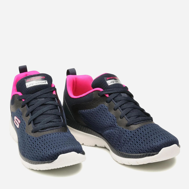 Жіночі кросівки для залу Skechers Bountiful - Quick Path 12607-NVHP 36 (6US) 23 см Темно-сині (194428108650) - зображення 3