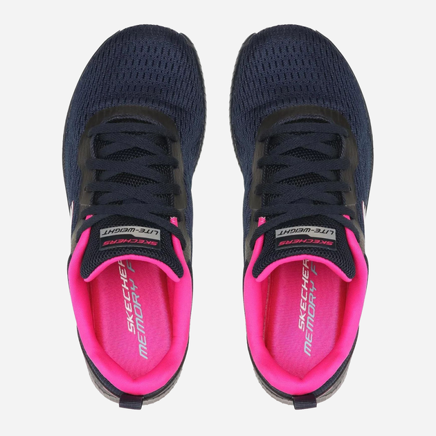 Жіночі кросівки для залу Skechers Bountiful - Quick Path 12607-NVHP 38 (8US) 25 см Темно-сині (194428108698) - зображення 6