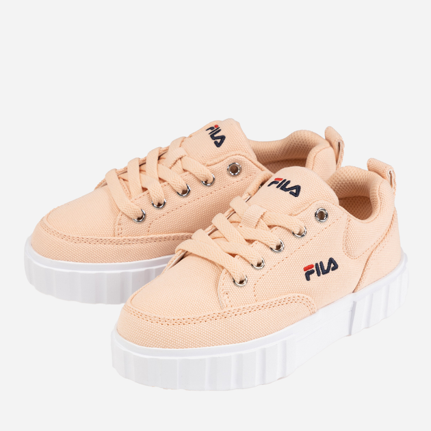 Tenisówki dziecięce dla dziewczynki Fila FFK0039-40064 32 20.4 cm Beżowe (8719477785434) - obraz 4