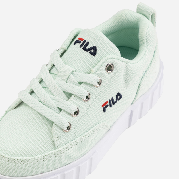 Tenisówki dziecięce dla dziewczynki Fila FFK0039-50052 34 21.9 cm Miętowe (8719477785540) - obraz 10