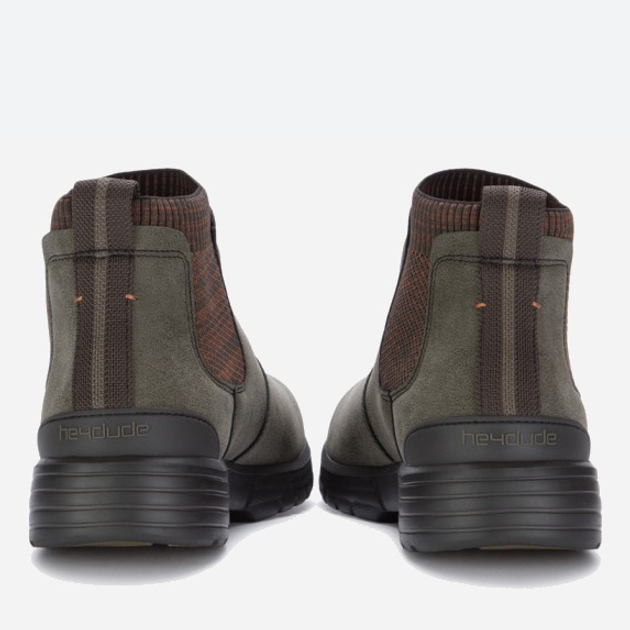 Sztyblety męskie Hey Dude 113311001 43 (10US) 28.3 cm Khaki (4894881143095) - obraz 3