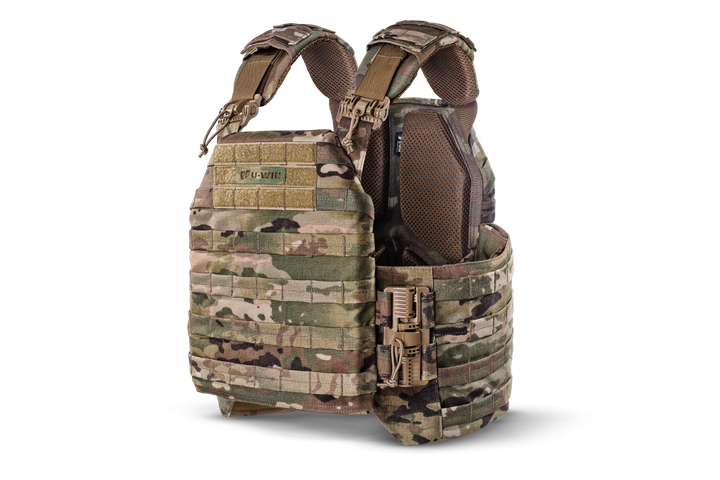 Plate Carrier U-WIN PRO зі швидким скиданням 250х300 з камербандами XL під балістичні пакети Cordura 1000 Мультикам - зображення 1