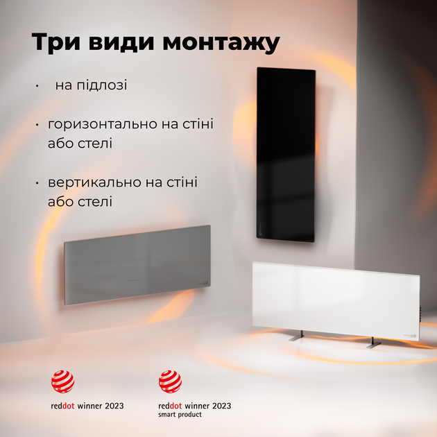 Конвектор AENO Premium Eco Smart GH3S LED White (AGH0003S) - изображение 18