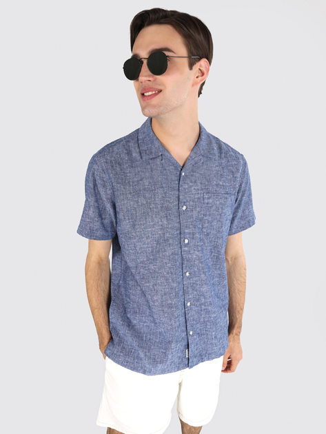Сорочка літня чоловіча Colin's CL1063689INV M Indigo від Rozetka на платформі USKIDKA Акція на Сорочка літня чоловіча Colin's CL1063689INV M Indigo від Rozetka
