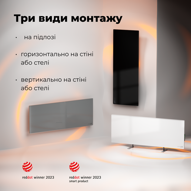 Конвектор AENO Premium Eco Smart GH4S LED Black (AGH0004S) - изображение 18