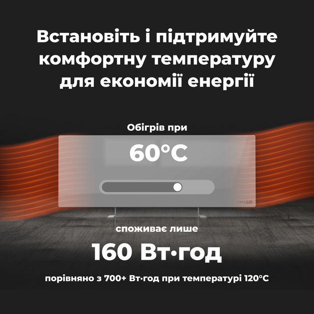Конвектор AENO Premium Eco Smart GH5S LED Grey (AGH0005S) - изображение 15