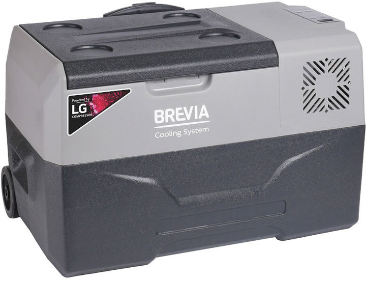Портативний холодильник Brevia 30 л компресор LG (22725BR) - зображення 1